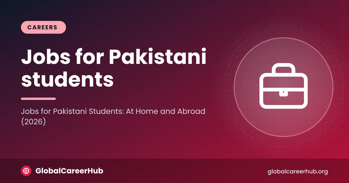 Jobs for Pakistani students: a student balancing classes with a part-time or remote role